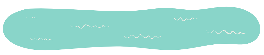 doodle of a pond with slight waves